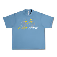 Pebble Blue cycologist funny cycling and bicycle sport design cycler humor gift bi Urban Heavy Tee - linhVisuals