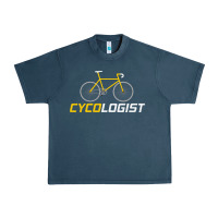 Midnight Navy cycologist funny cycling and bicycle sport design cycler humor gift bi Urban Heavy Tee - linhVisuals