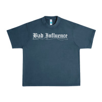Midnight Navy bad influence funny Urban Heavy Tee - linhVisuals