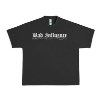 Bad Influence Funny Urban Heavy Tee | Teevron
