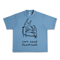 Pebble Blue Car Seat Headrest Urban Heavy Tee - linhVisuals