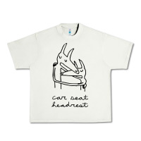 Pistachio Car Seat Headrest Urban Heavy Tee - linhVisuals