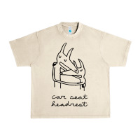Sandshell Car Seat Headrest Urban Heavy Tee - linhVisuals