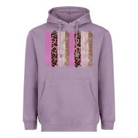 Lavender pink glitter leopard brushstroke background Heavyweight Hoodie - RanaPortraitStore