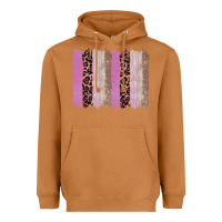 Meerkat pink glitter leopard brushstroke background Heavyweight Hoodie - RanaPortraitStore
