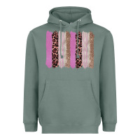 Sage pink glitter leopard brushstroke background Heavyweight Hoodie - RanaPortraitStore