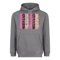 Storm pink glitter leopard brushstroke background Heavyweight Hoodie - RanaPortraitStore