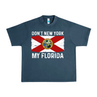 Midnight Navy don't new york my florida vintage flag funny saying gift Urban Heavy Tee - linhVisuals