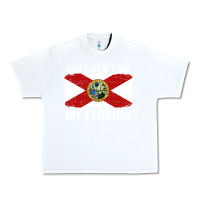 White don't new york my florida vintage flag funny saying gift Urban Heavy Tee - linhVisuals