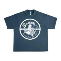 Midnight Navy birdland jazz club Urban Heavy Tee - linhVisuals
