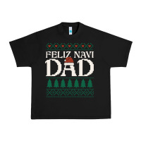 Black feliz navi dad ugly christmas sweater funny spanish xmas pun gift for Urban Heavy Tee - linhVisuals