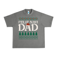 Tornado feliz navi dad ugly christmas sweater funny spanish xmas pun gift for Urban Heavy Tee - linhVisuals