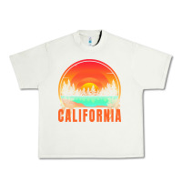 Pistachio california t  shirt california sunset vintage trees scenery t  shirt Urban Heavy Tee - linhVisuals