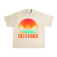 Sandshell california t  shirt california sunset vintage trees scenery t  shirt Urban Heavy Tee - linhVisuals