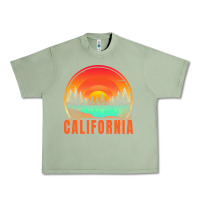 Oil Green california t  shirt california sunset vintage trees scenery t  shirt Urban Heavy Tee - linhVisuals