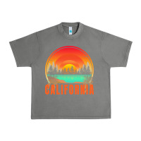 Tornado california t  shirt california sunset vintage trees scenery t  shirt Urban Heavy Tee - linhVisuals