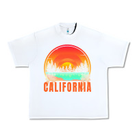White california t  shirt california sunset vintage trees scenery t  shirt Urban Heavy Tee - linhVisuals