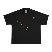 Black flag of alaska Urban Heavy Tee - linhVisuals