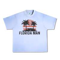 Grape Ice florida man state funny meme vintage palm trees and sunset retro sun Urban Heavy Tee - linhVisuals