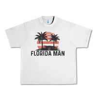 Lunar Rock florida man state funny meme vintage palm trees and sunset retro sun Urban Heavy Tee - linhVisuals