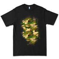 Black camouflage patch 1 Premium Tee - BundleAndBundleShop