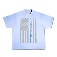 Grape Ice fishing american flag vintage fishing rod patriotic 4ht of july gift f Urban Heavy Tee - linhVisuals