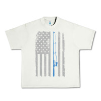 Pistachio fishing american flag vintage fishing rod patriotic 4ht of july gift f Urban Heavy Tee - linhVisuals