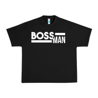Black boss man Urban Heavy Tee - linhVisuals