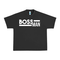 Pigment Black boss man Urban Heavy Tee - linhVisuals
