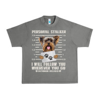 Tornado funny yorkie personal stalker yorkshire terrier  dog i will follow you Urban Heavy Tee - linhVisuals