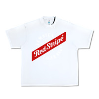 White jamaica red stripe lager beer Urban Heavy Tee - linhVisuals