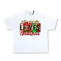 White just a girl who loves christmas Urban Heavy Tee - CowhideDigitalArt