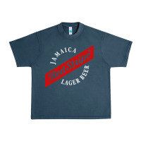 Midnight Navy jamaica red stripe lager beer Urban Heavy Tee - linhVisuals