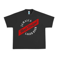 Pigment Black jamaica red stripe lager beer Urban Heavy Tee - linhVisuals