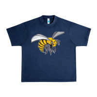 Navy the-alabama-state-hornets Urban Heavy Tee - linhVisuals