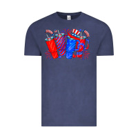 Vintage Denim american obsessive cup Vintage Tee - CowhideDigitalArt