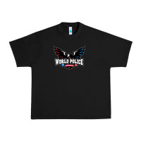 Black team america Urban Heavy Tee - linhVisuals