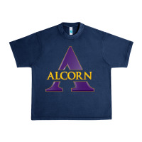 Navy Alcorn Athletics Urban Heavy Tee - linhVisuals