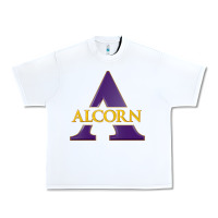 White Alcorn Athletics Urban Heavy Tee - linhVisuals