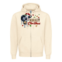 Sandshell mooey christmas Zipper Hoodie - RanaPortraitStore
