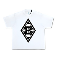 White #borussia #monchengladbach Urban Heavy Tee - linhVisuals