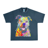 Midnight Navy pitbull t  shirt beware of pitbulls they will steal your heart t  shir Urban Heavy Tee - linhVisuals
