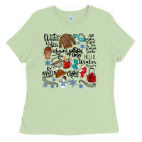 Matcha winter festive essentials Ladies Tee - CowhideDigitalArt