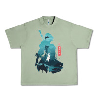 Oil Green Nier Automata Urban Heavy Tee - linhVisuals