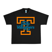 Black tennessee lady volunteers Urban Heavy Tee - linhVisuals