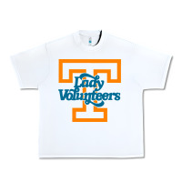 White tennessee lady volunteers Urban Heavy Tee - linhVisuals