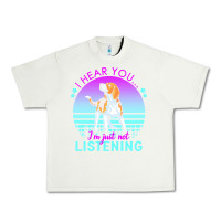 Pistachio beagle t  shirt i hear you i'm just not listening beagle lover t  shir Urban Heavy Tee - linhVisuals