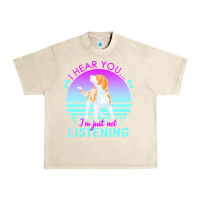 Sandshell beagle t  shirt i hear you i'm just not listening beagle lover t  shir Urban Heavy Tee - linhVisuals