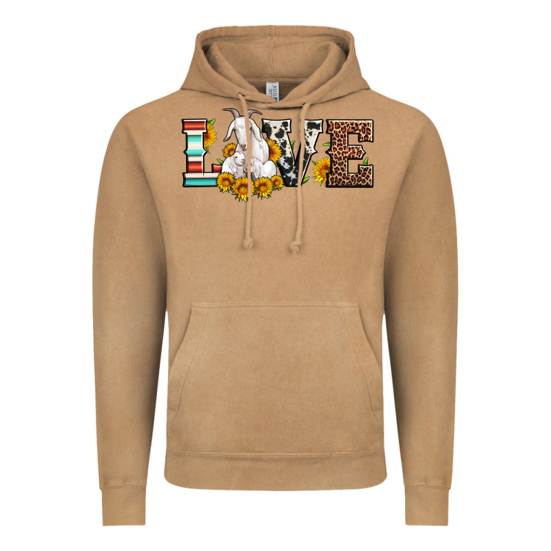 Love Goats Serape Cowhide Leopard Goat Family Vintage Hoodie by Artiststas | Teevron