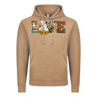 Vintage Coffee love goats serape cowhide leopard goat family Vintage Hoodie - Artiststas